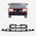 Empowerers Front Grille Primed Shell & Insert With Chrome Direct Replacement Compatible With 1998-2005 Chevrolet S-10 / Blazer [ GM1200419 ] [ 15048519 ]